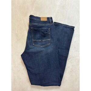 BKE Gabby Curvy Fit High Rise Straight Leg Dark Wash Jeans Size 32x34‎